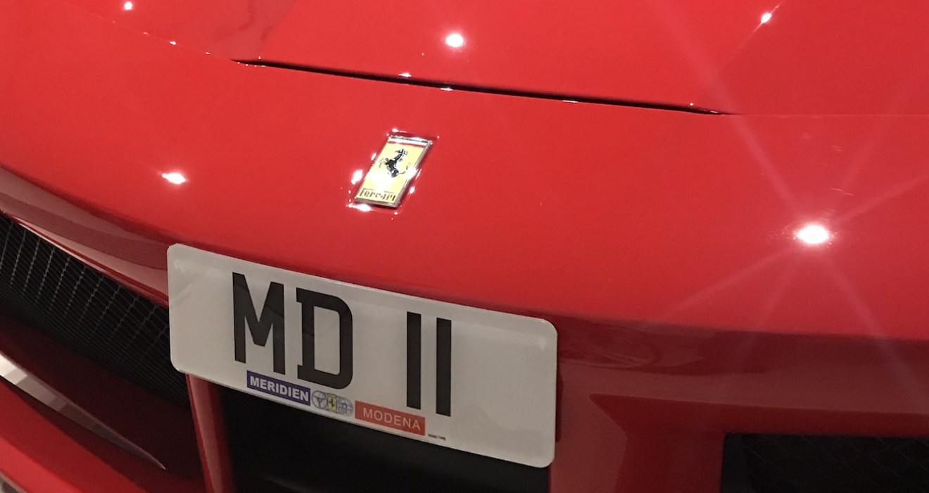 Ferrari Number Plates
