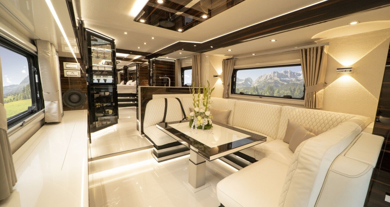Who needs a house when you have a Motorhome like this?